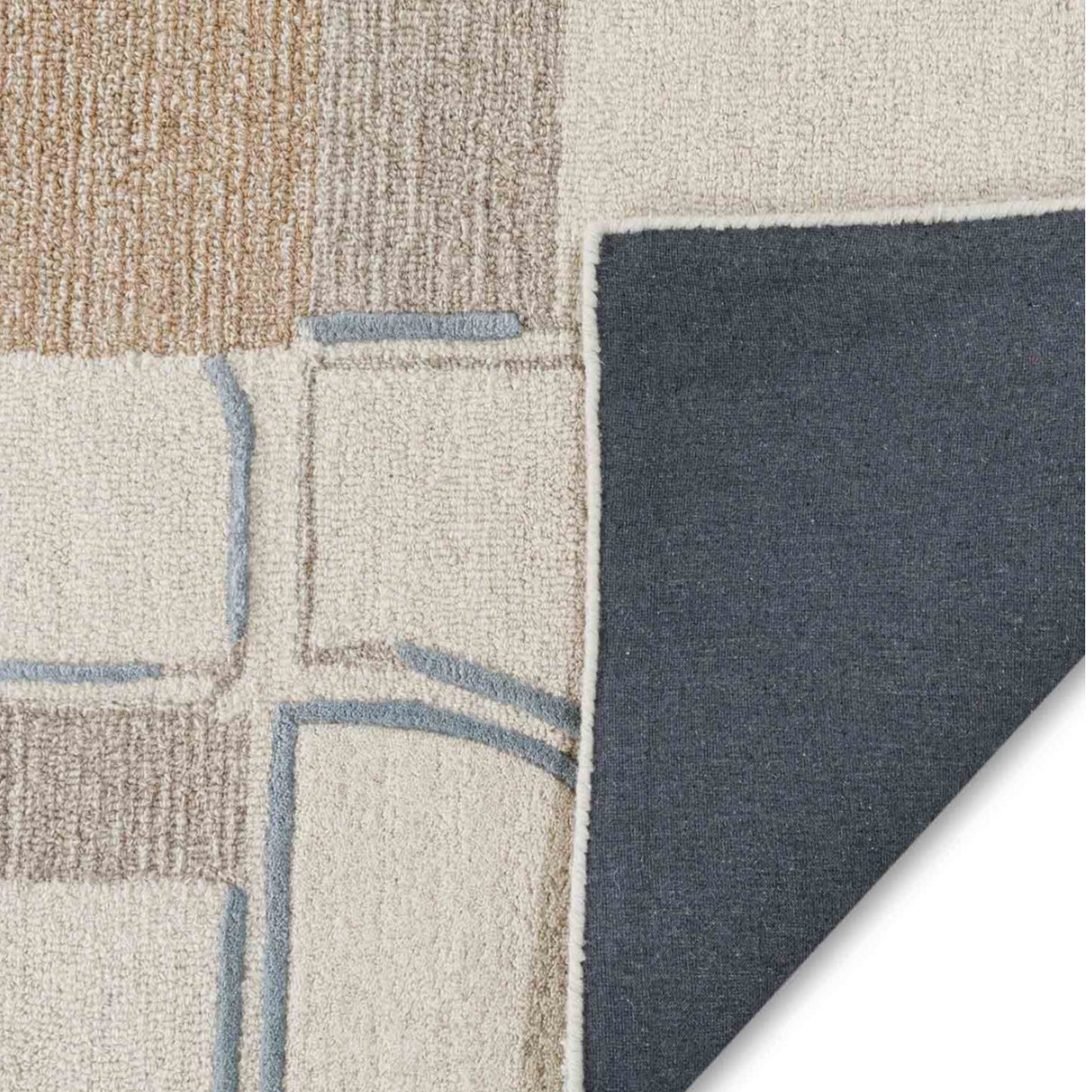 Modern design pattern tafted rug