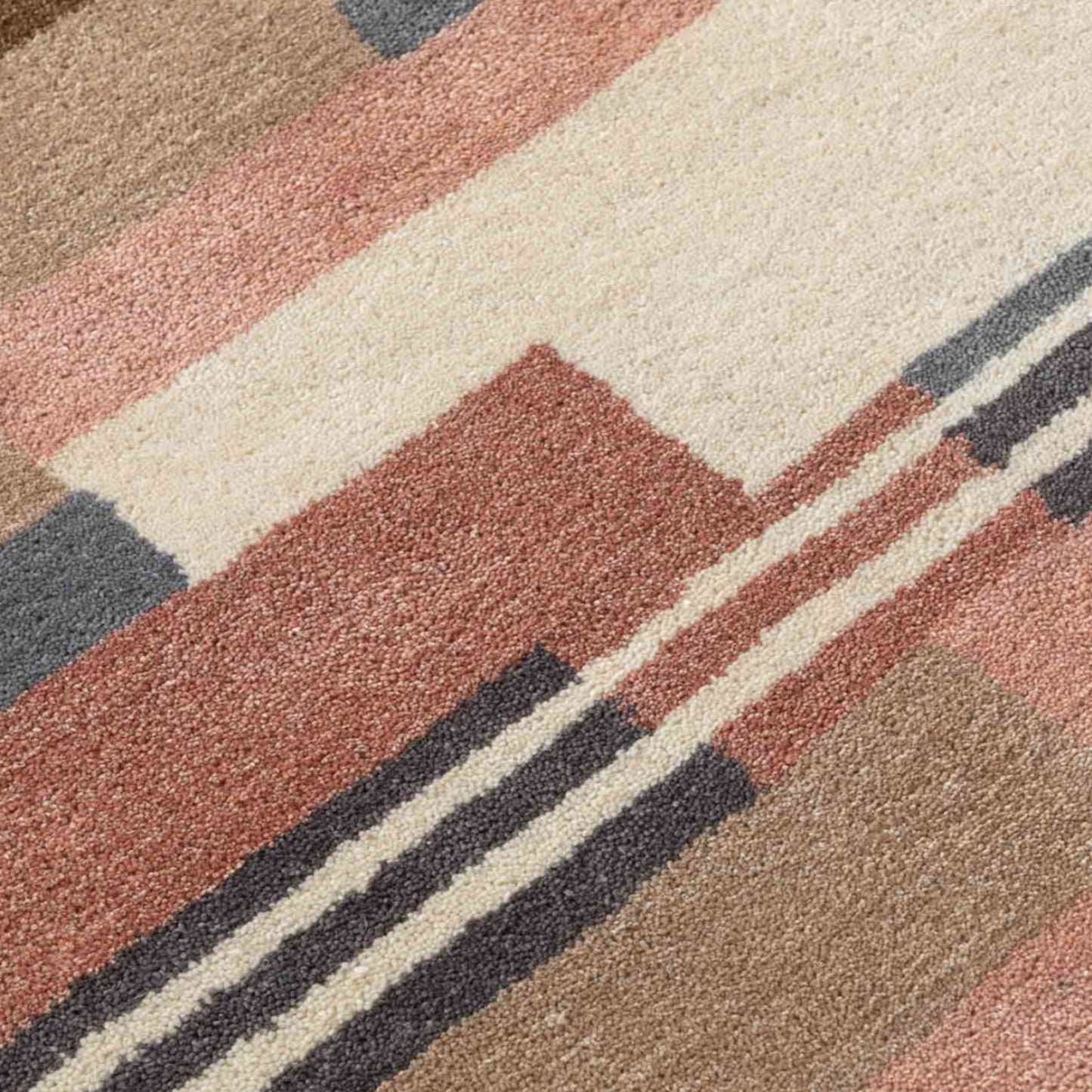 Modern design pattern tafted rug
