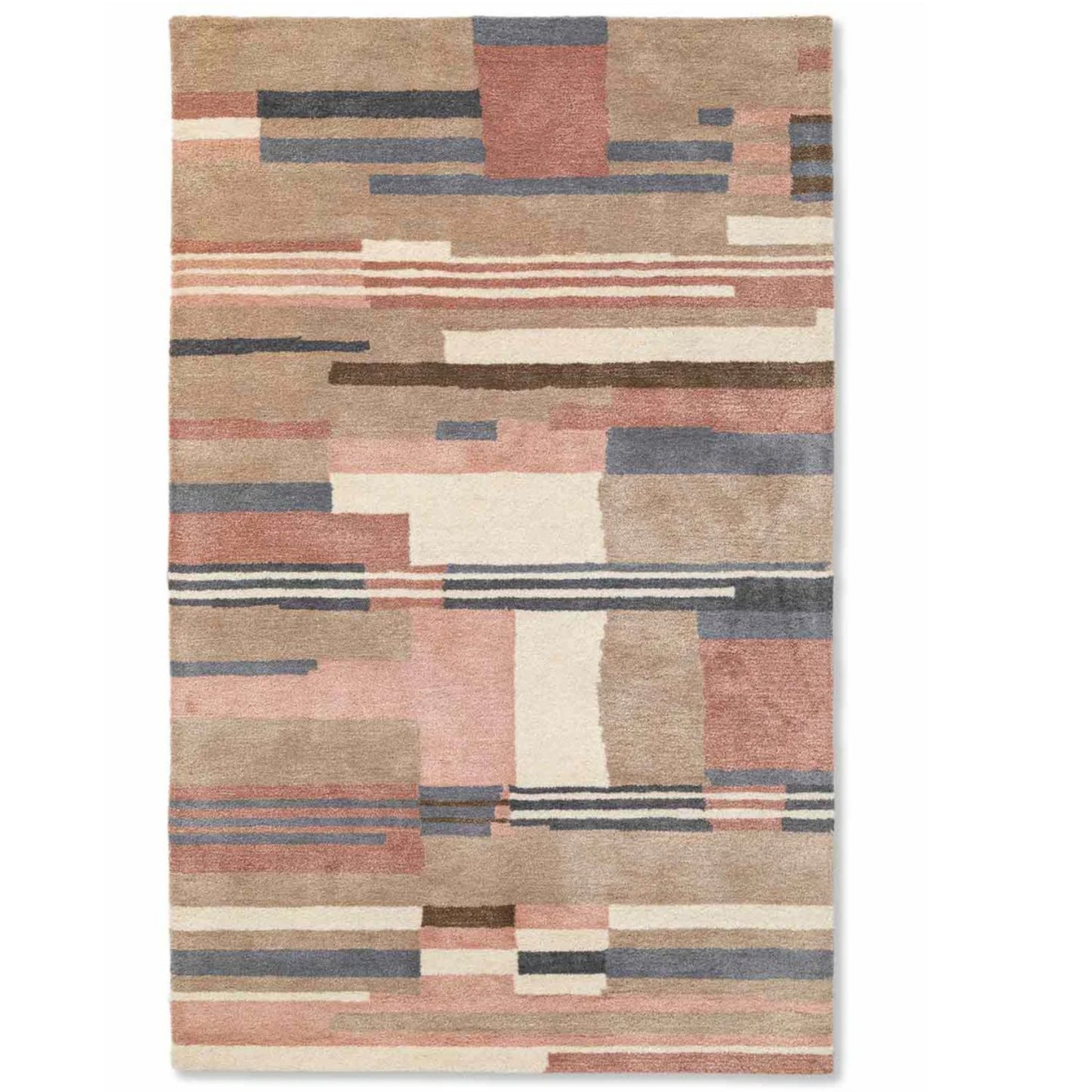 Modern design pattern tafted rug