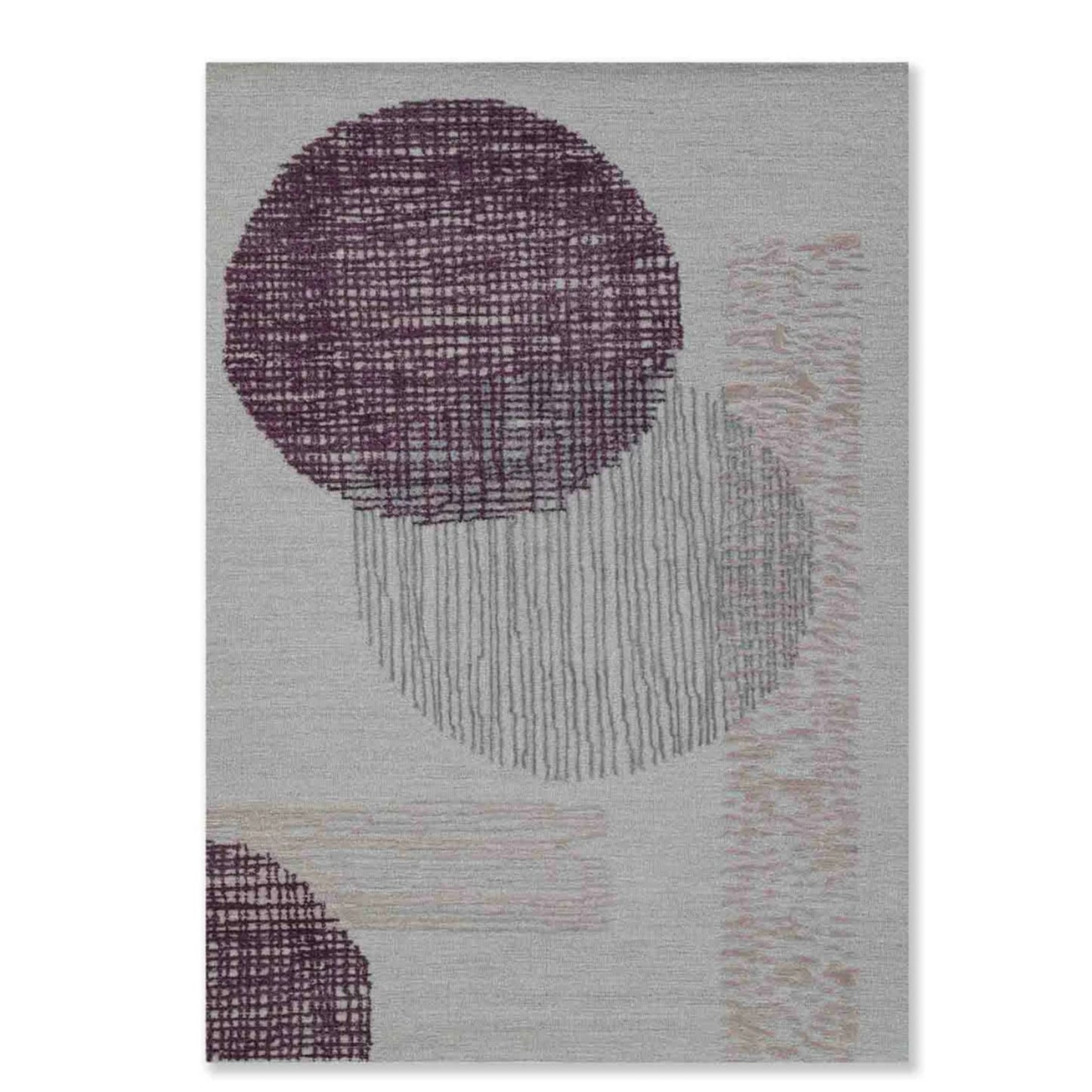 Modern design pattern tafted rug