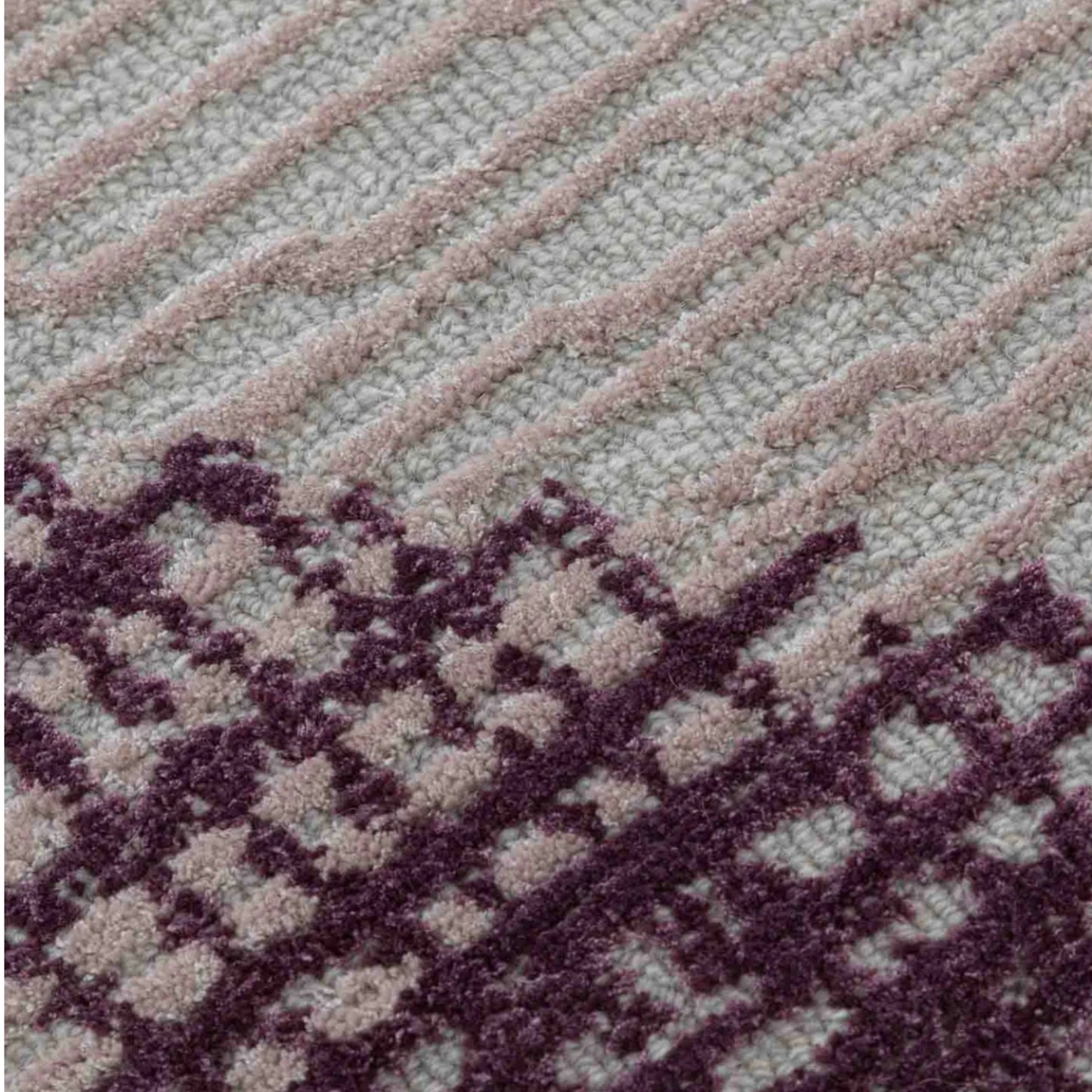 Modern design pattern tafted rug
