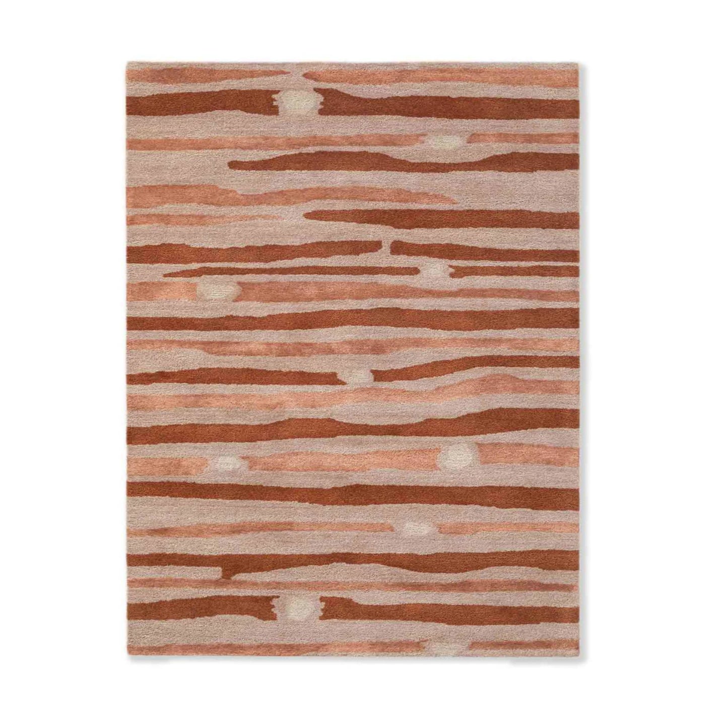 Modern design pattern tafted rug
