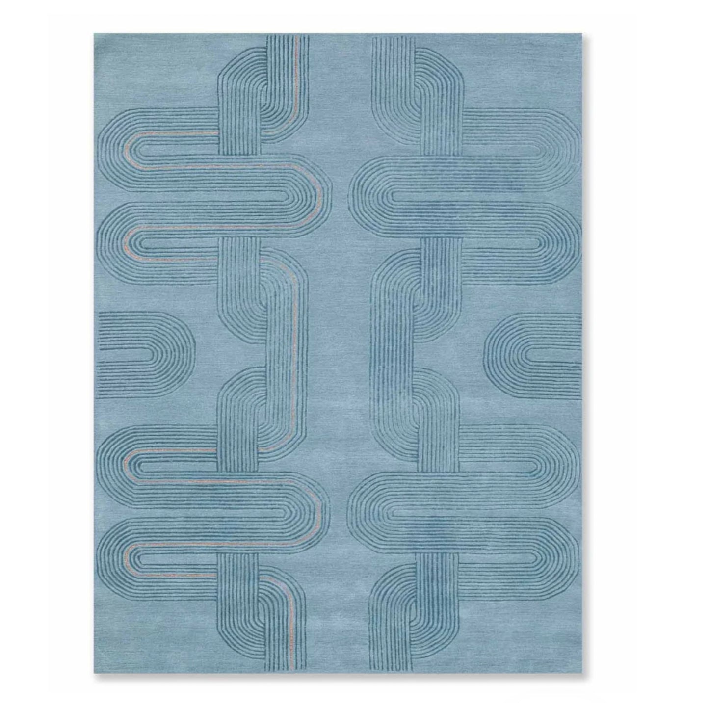 Modern design pattern tafted rug