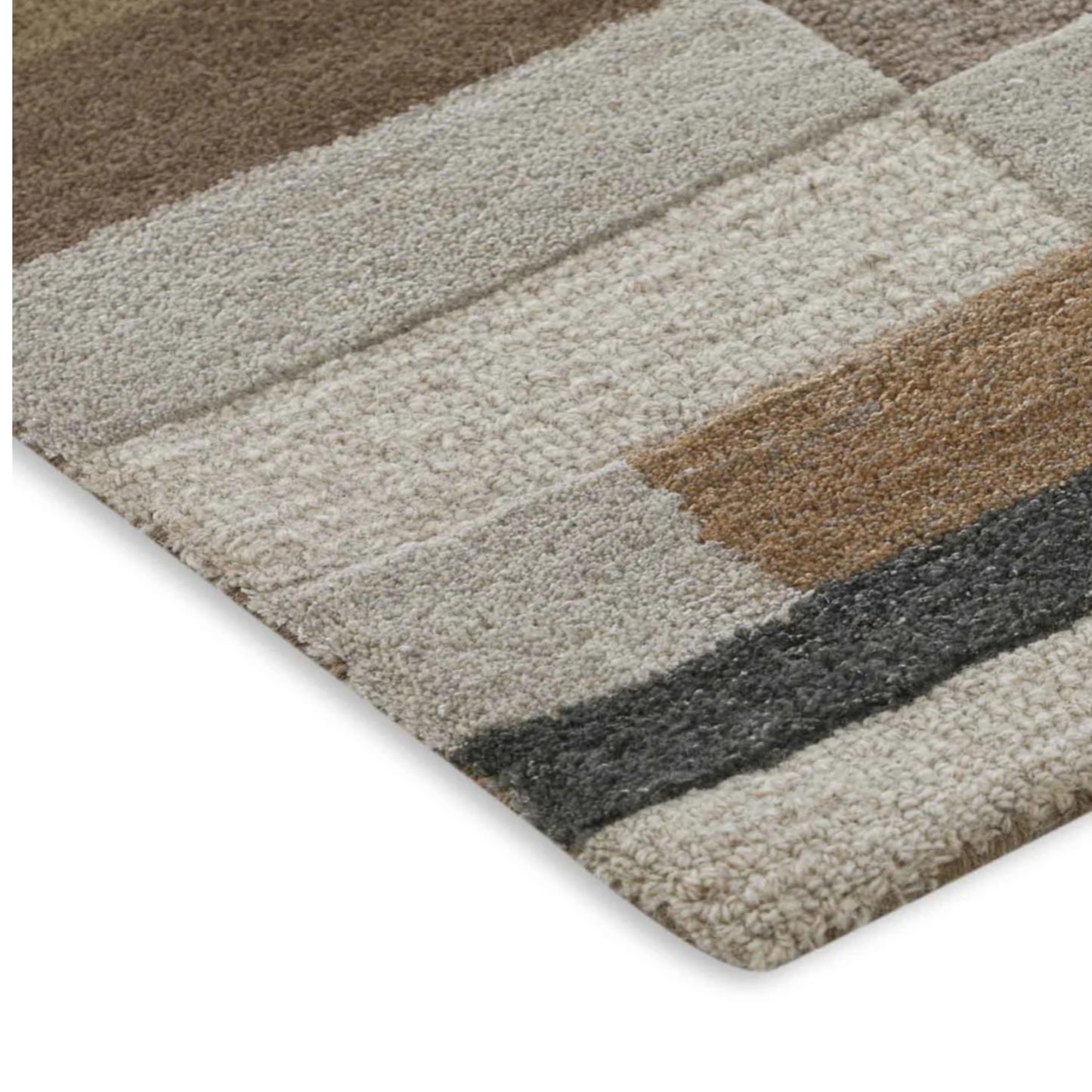 Modern design pattern tafted rug