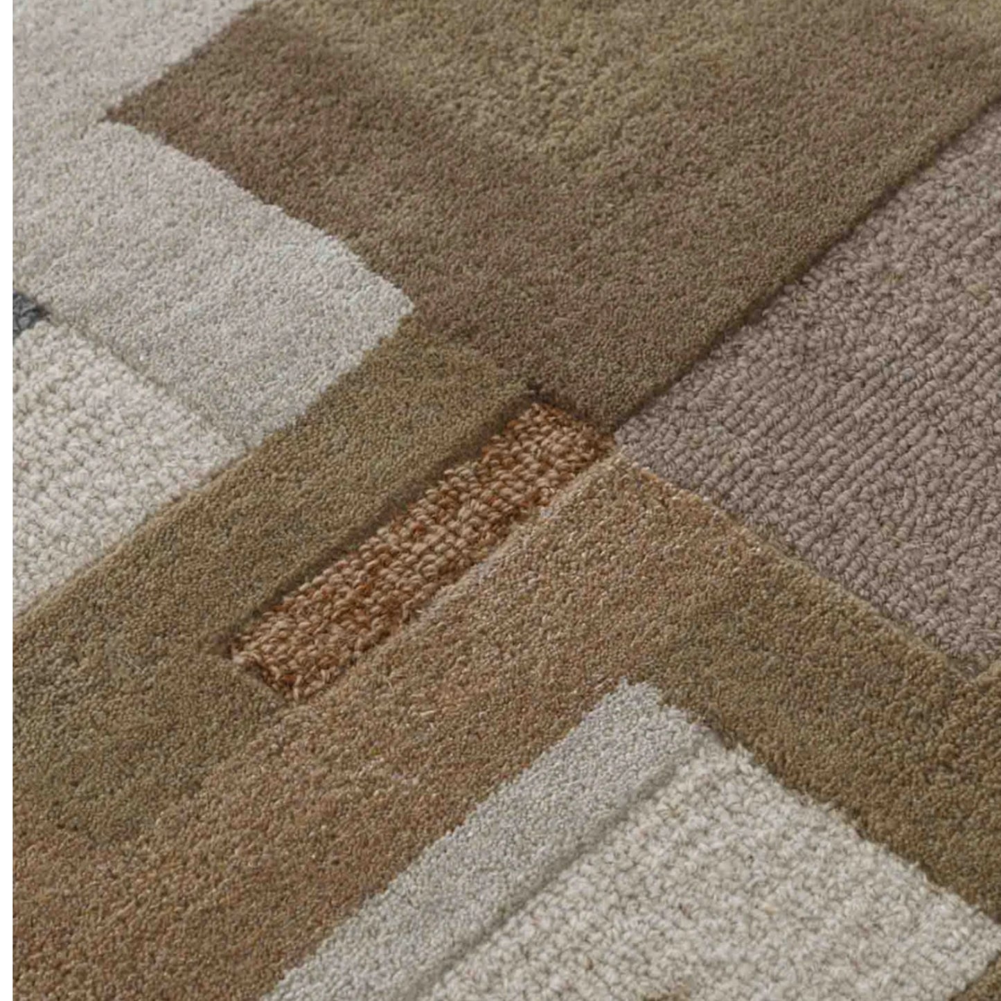 Modern design pattern tafted rug