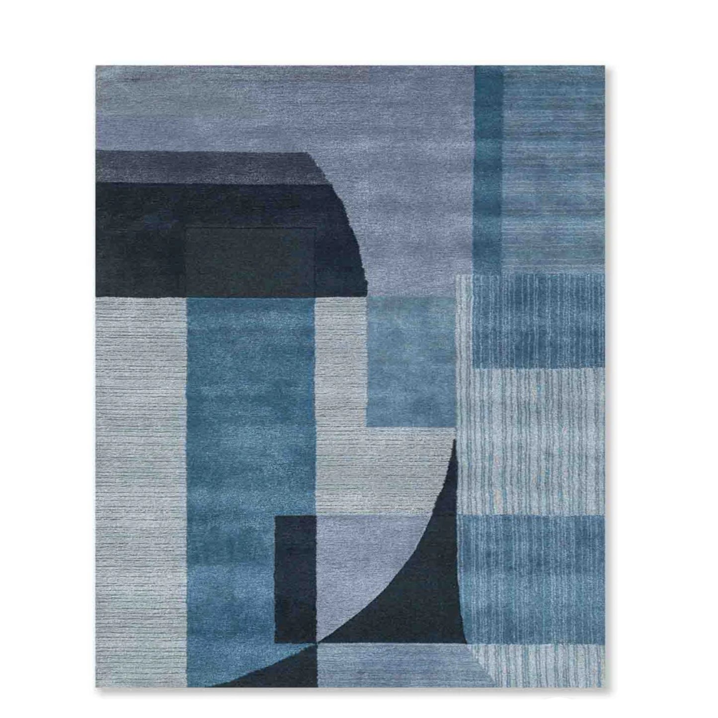 Modern design pattern tafted rug