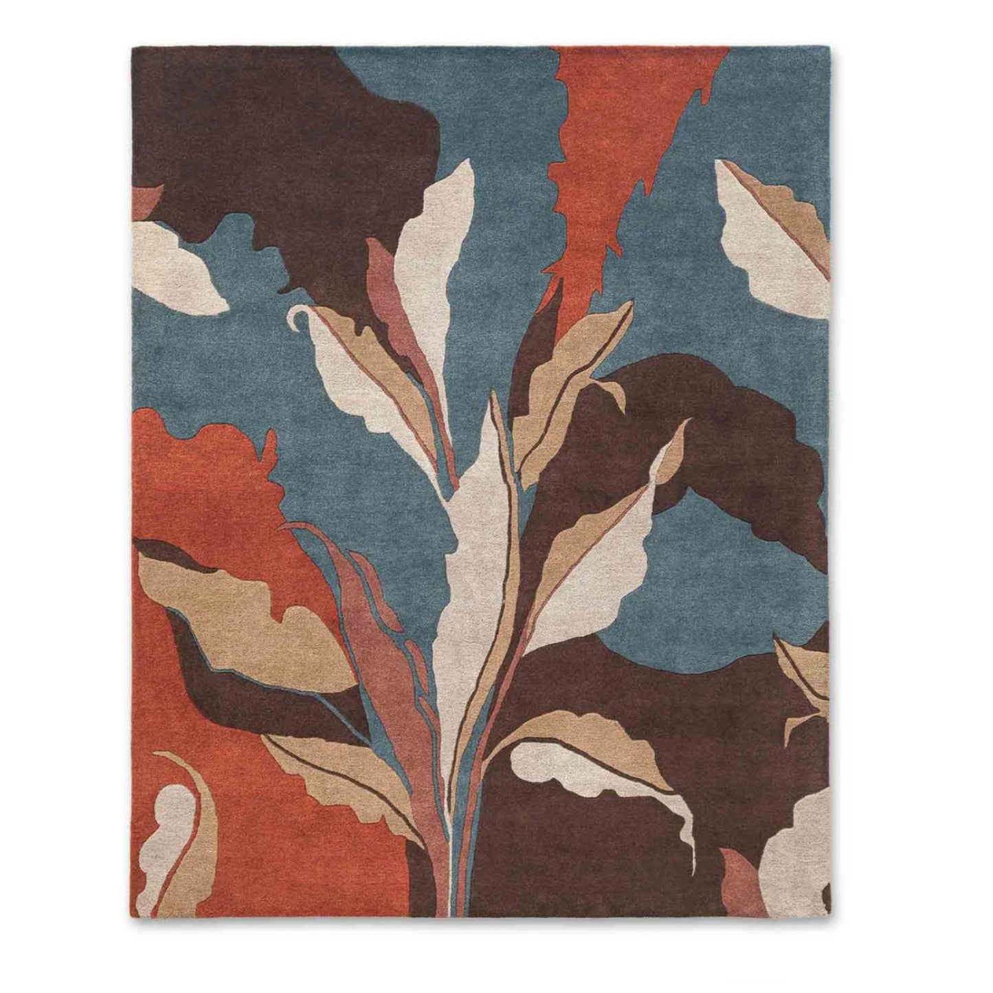 Modern design pattern tafted rug