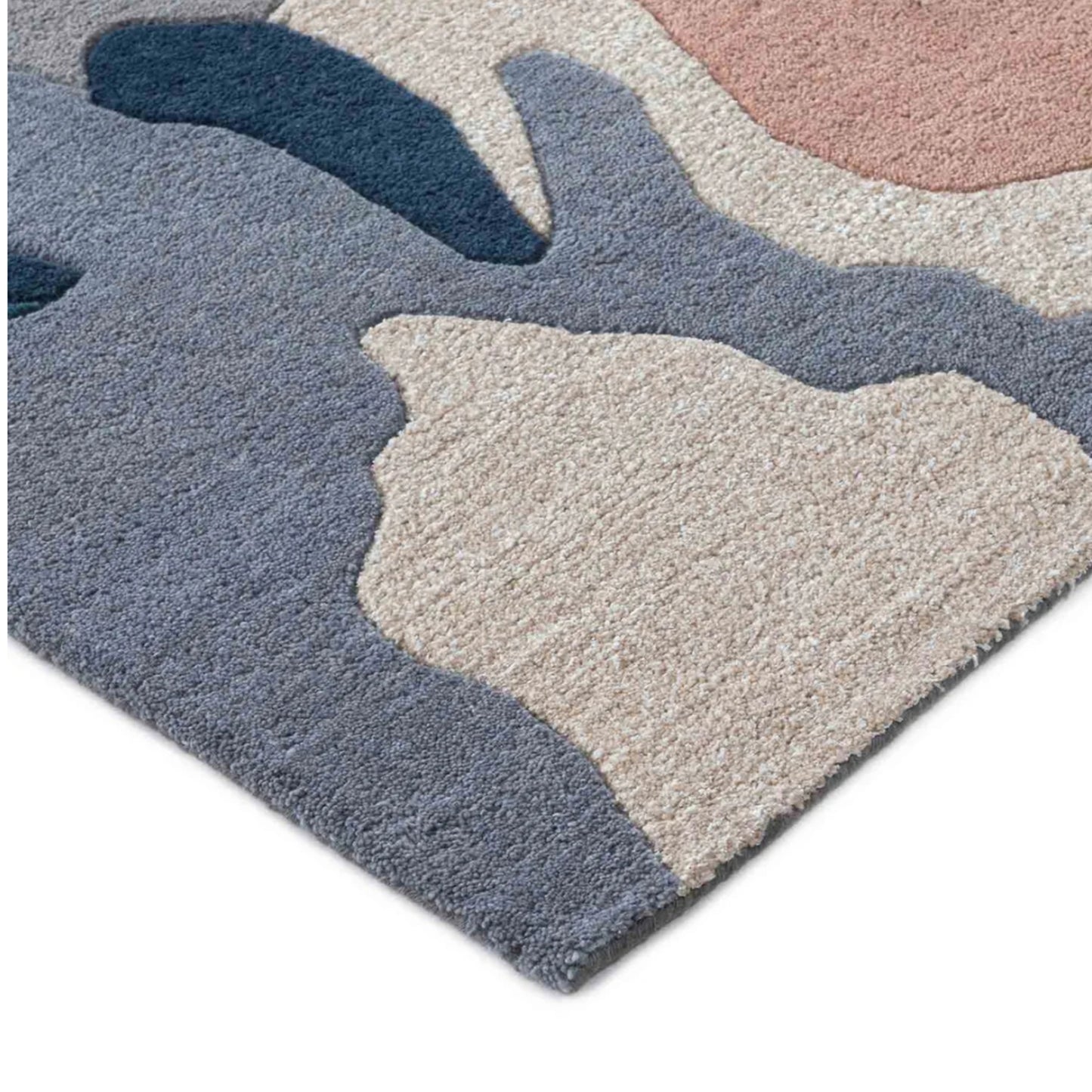 Modern design pattern tafted rug