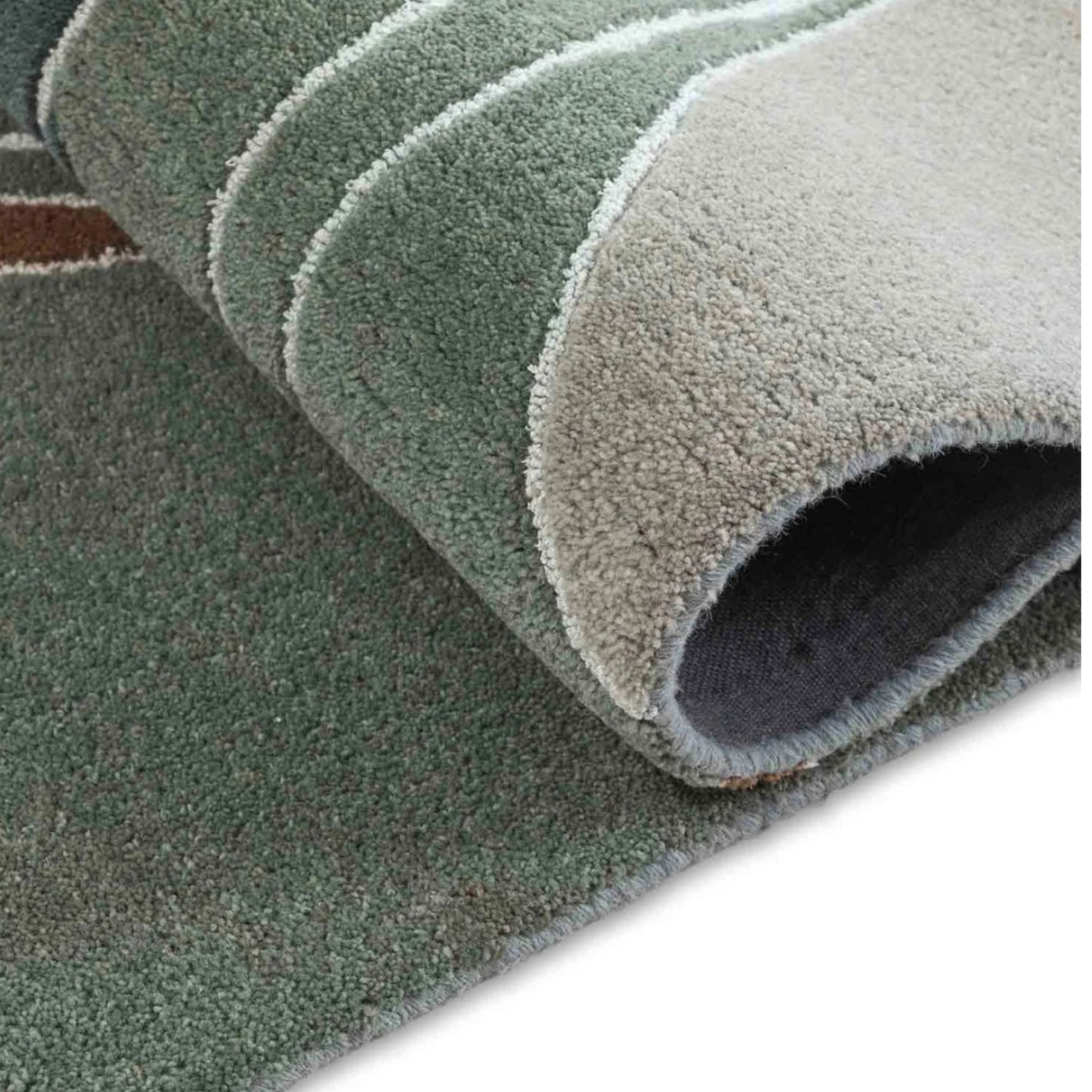 Modern design pattern tafted rug