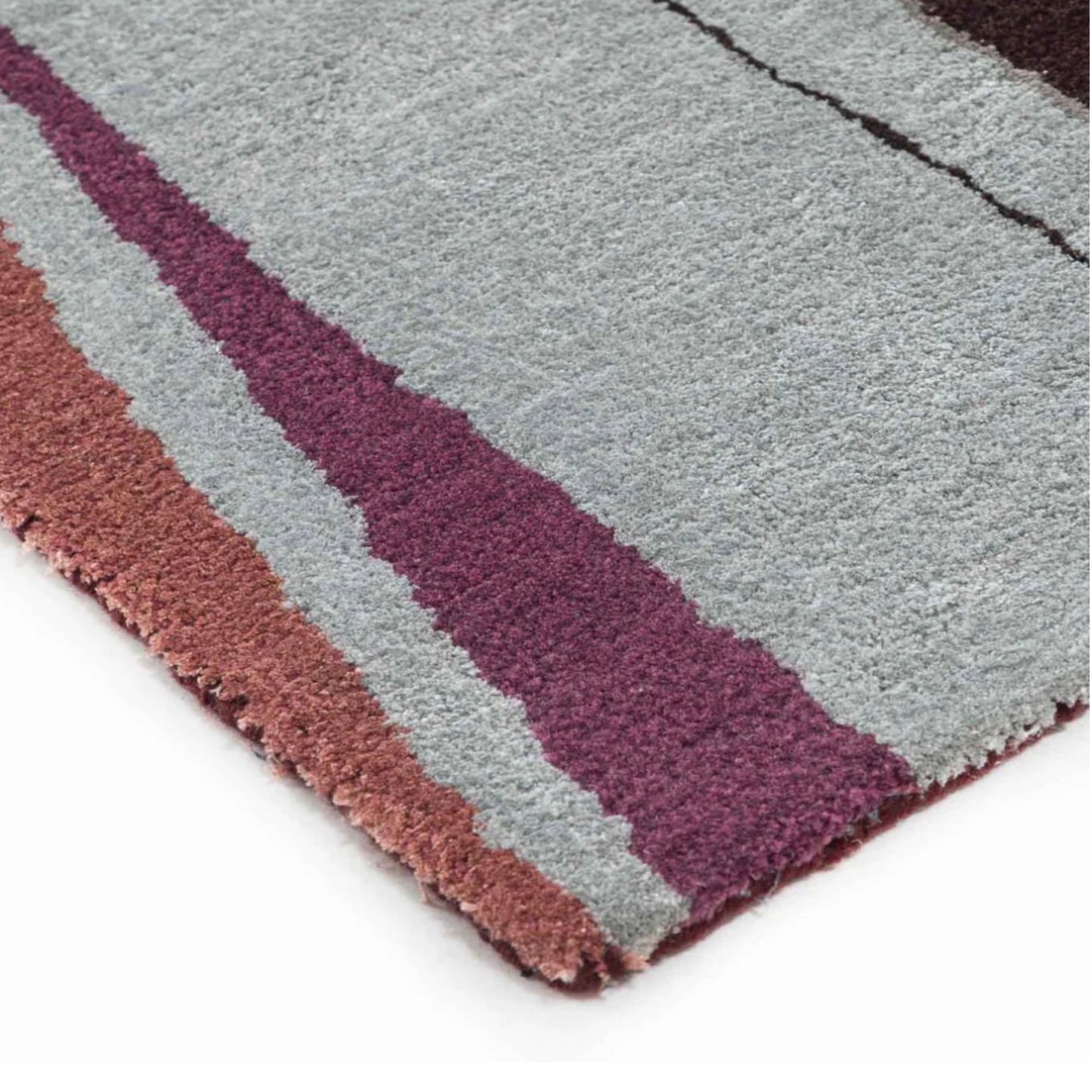Modern design pattern tafted rug