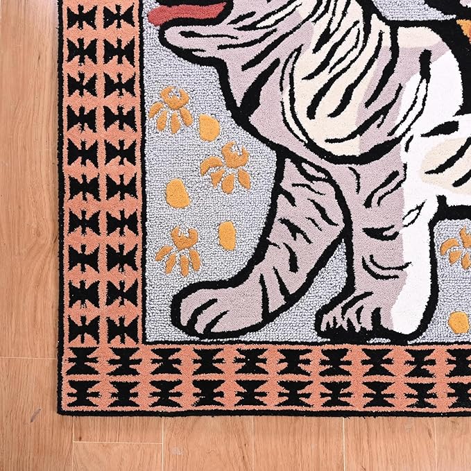 Persian design pattern tafted rug