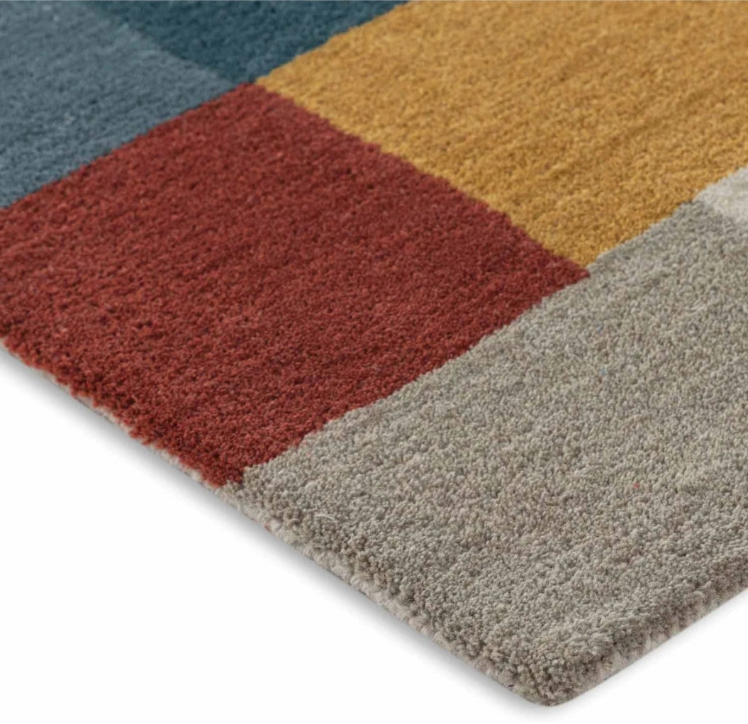 Modern design pattern tafted rug