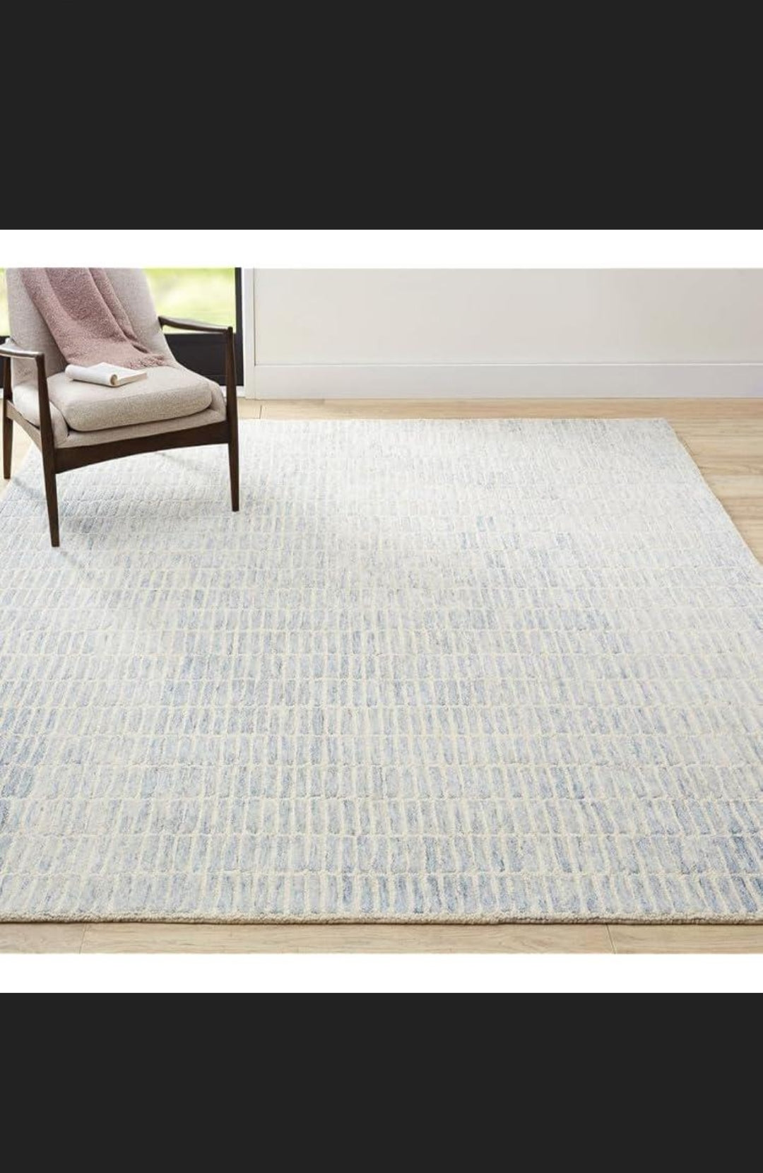 Modern design pattern tafted rug