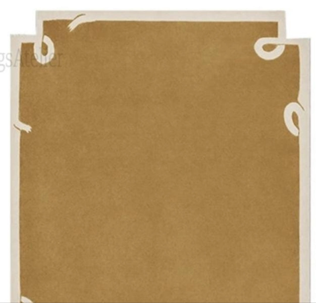 Modern design pattern tafted rug