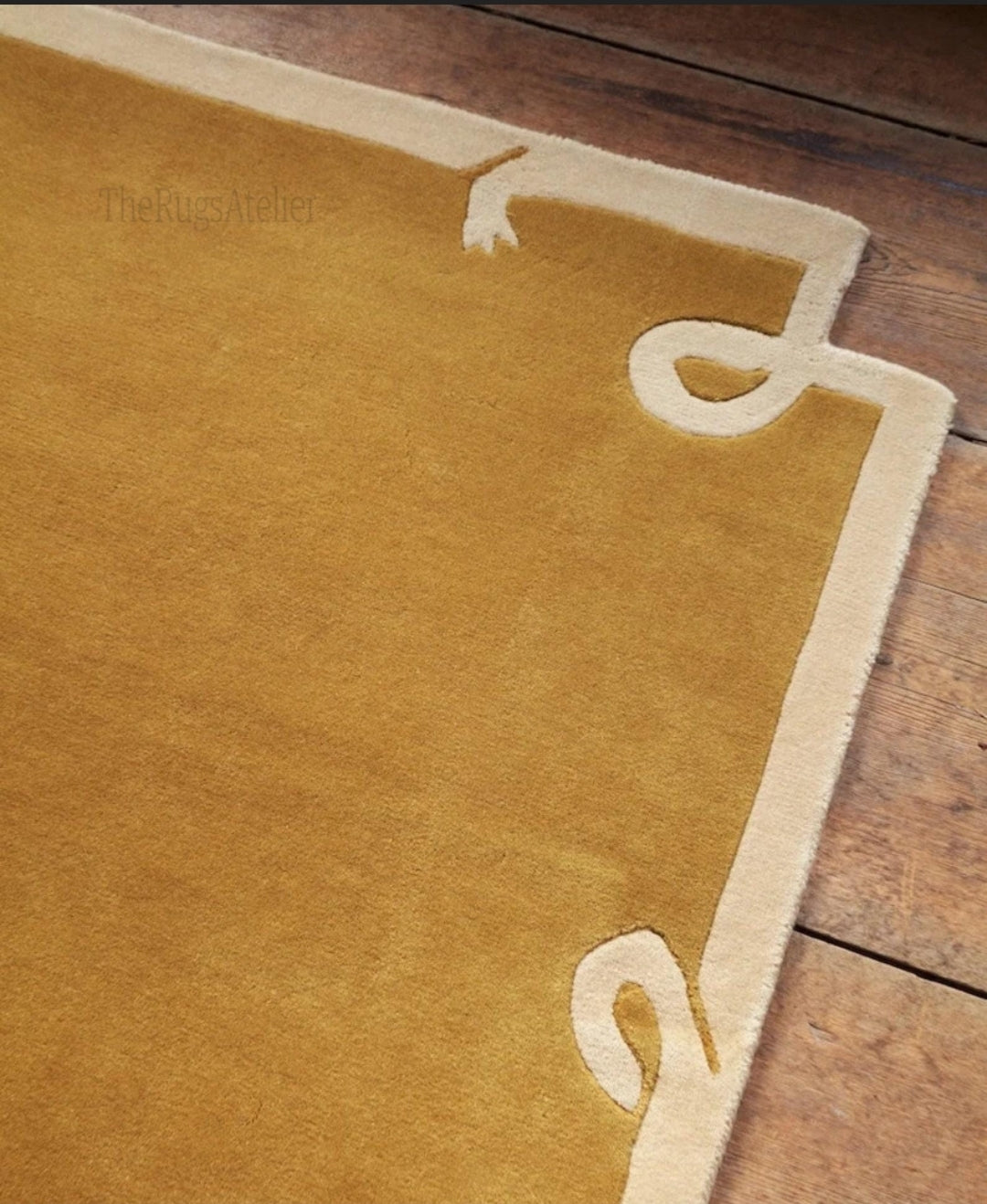 Modern design pattern tafted rug