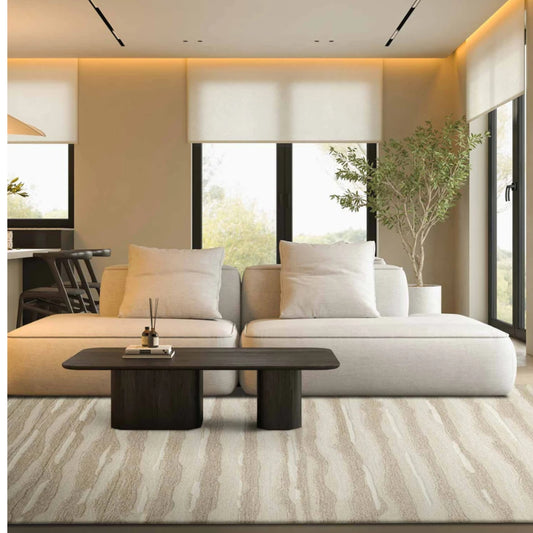 Modern design pattern tafted rug