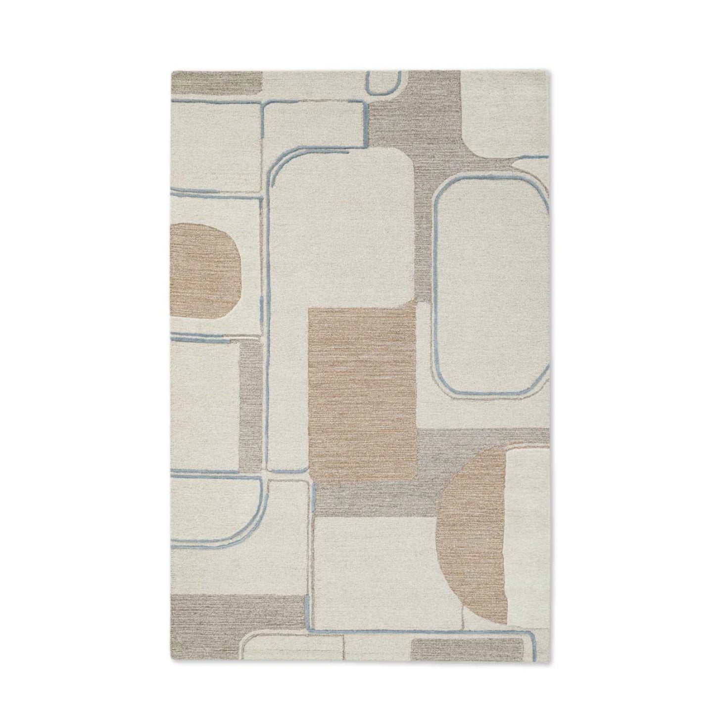 Modern design pattern tafted rug