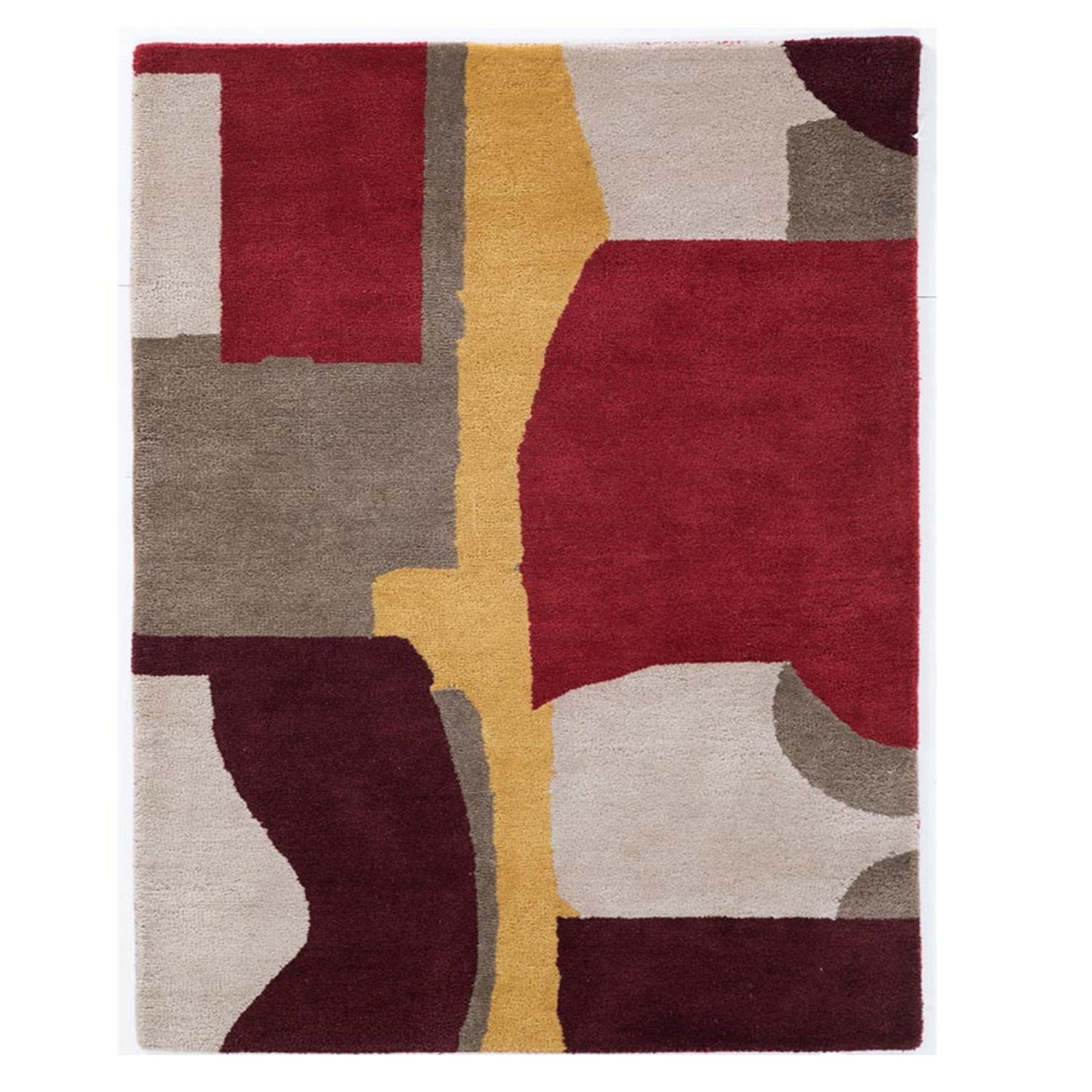 Modern design pattern tafted rug