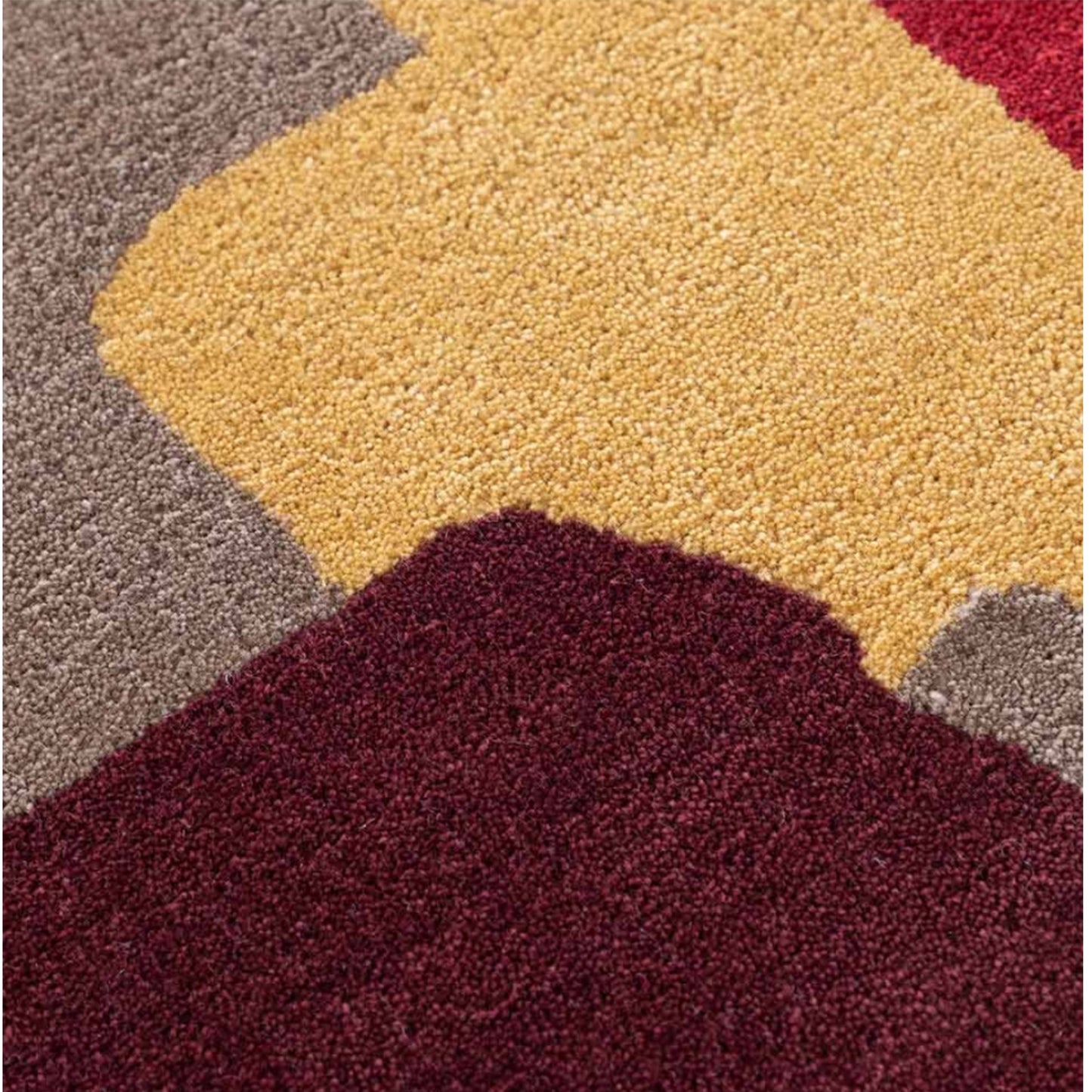 Modern design pattern tafted rug