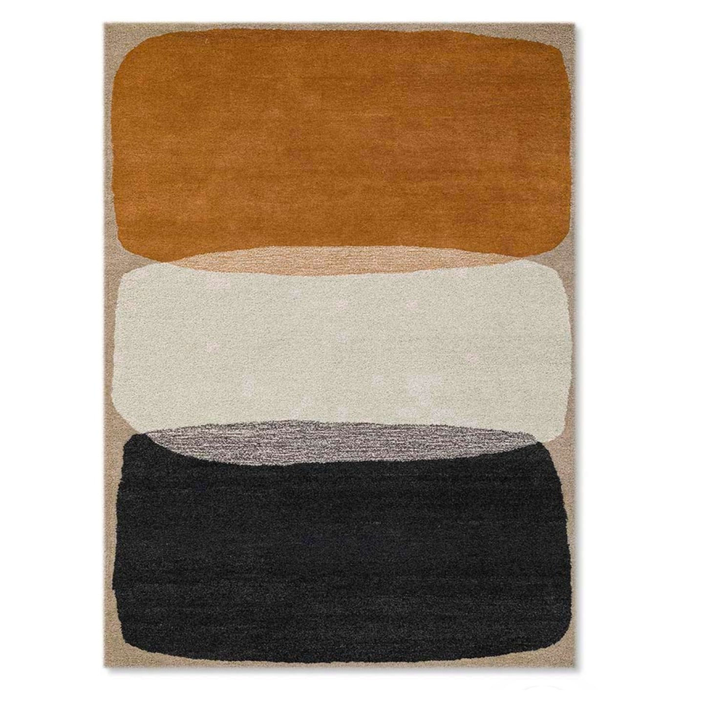Modern design pattern tafted rug