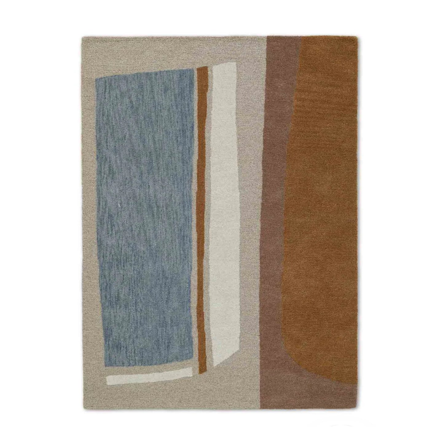 Modern design pattern tafted rug