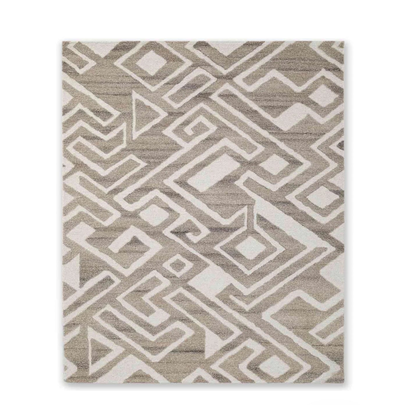 Modern design pattern tafted rug