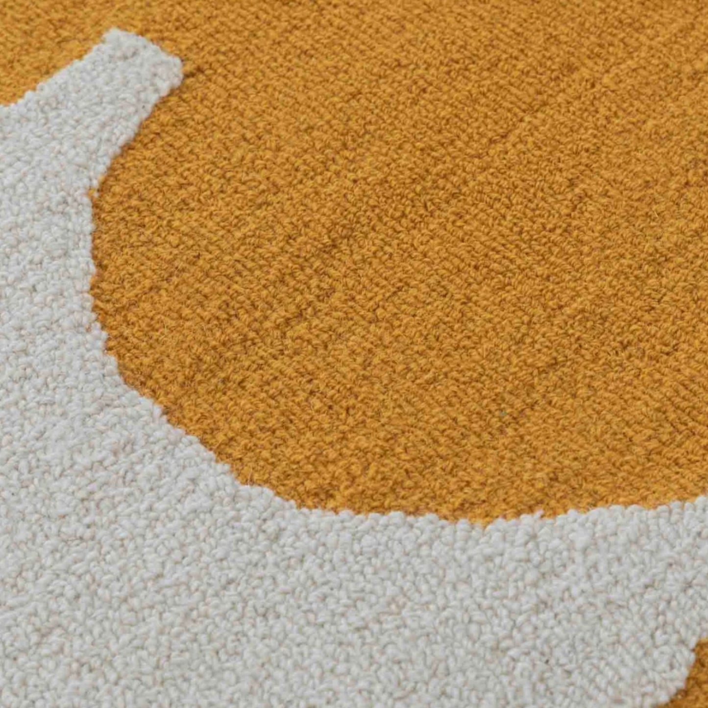 Modern design pattern tafted rug