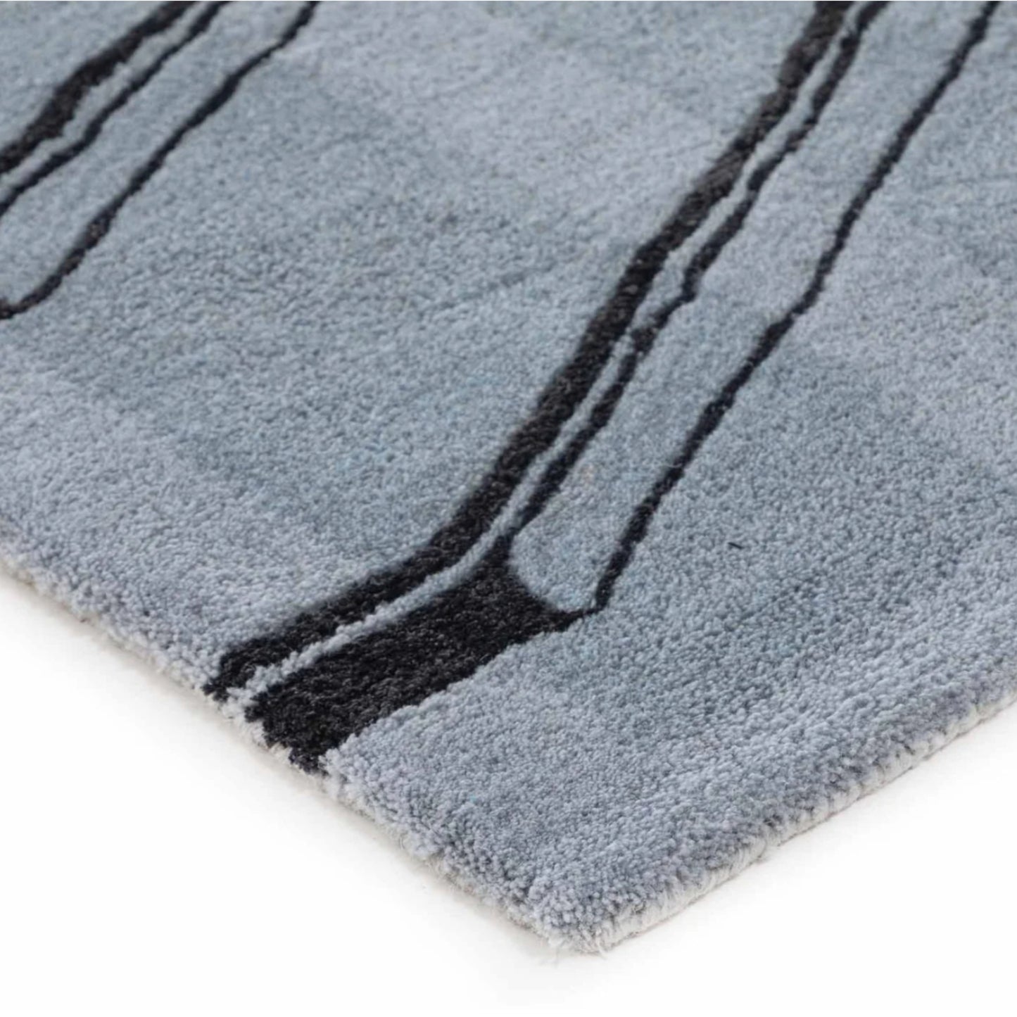 Modern design pattern tafted rug
