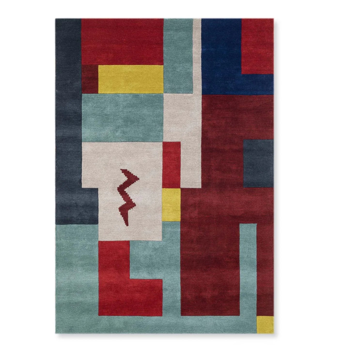 Modern design pattern tafted rug
