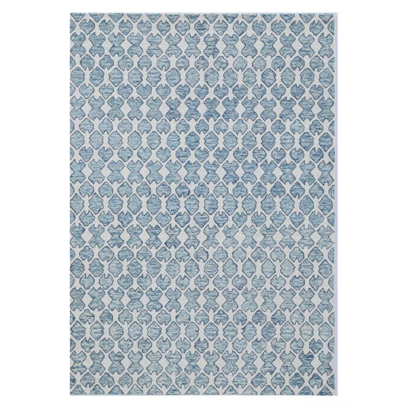 Modern design pattern tafted rug