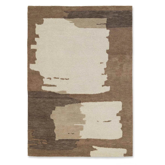 Modern design pattern tafted rug