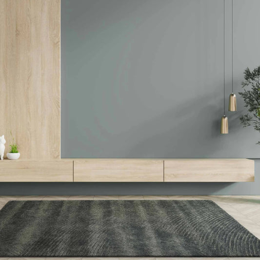 Modern design pattern tafted rug
