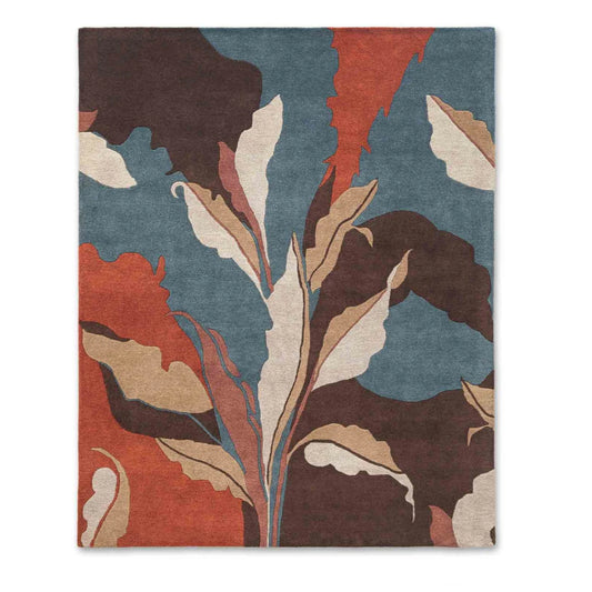 Modern design pattern tafted rug