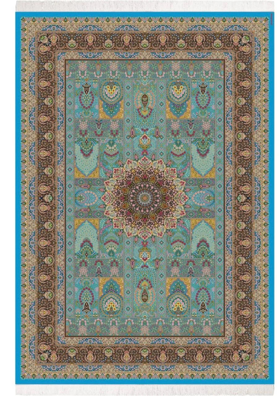 Previous   Next Sale! Product imageProduct imageProduct imageProduct imageProduct imageProduct image Vibrant Teal & Gold Traditional living room Carpet – Intricate Floral & Medallion Pattern