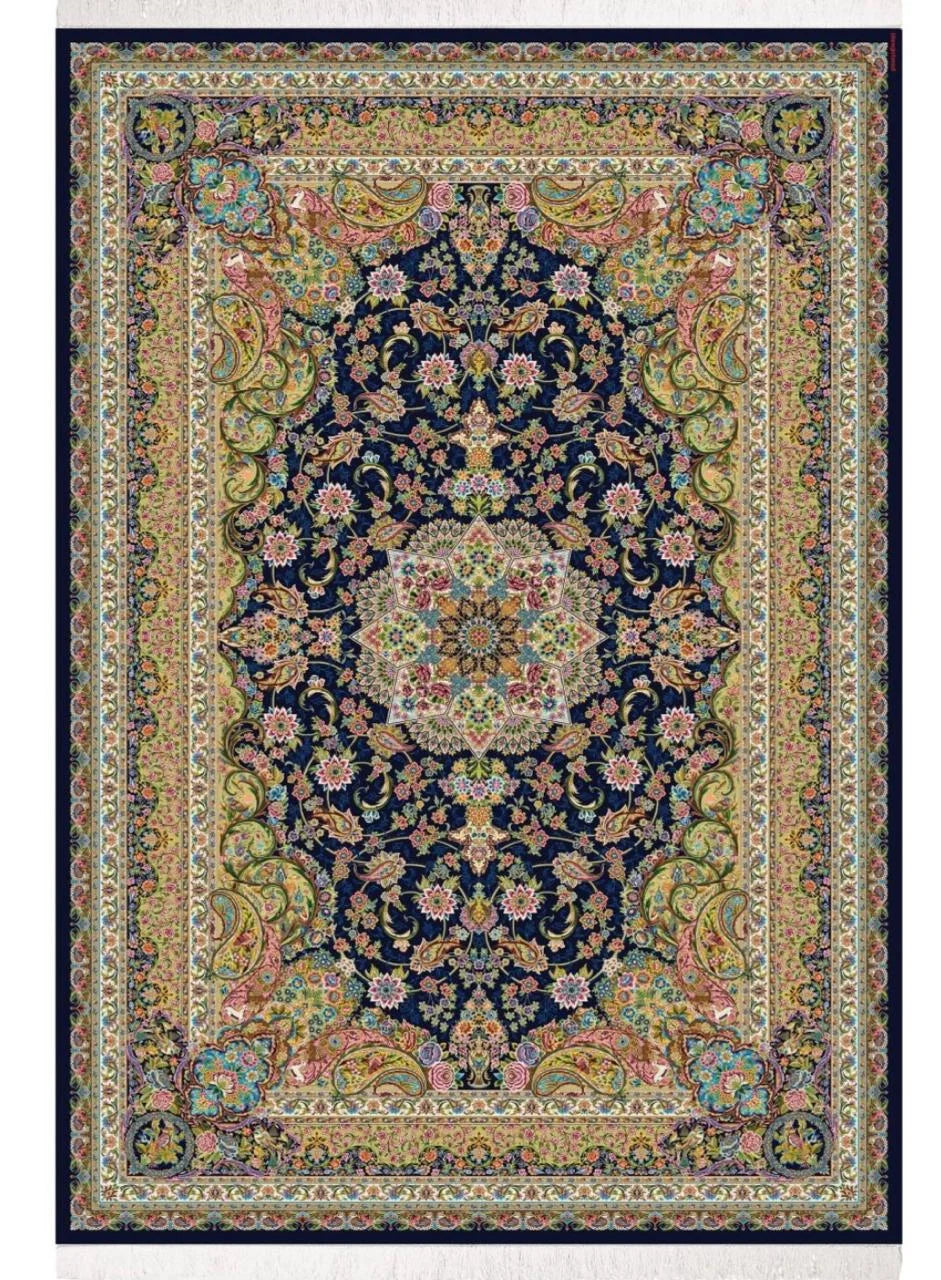 Ornate Hand-Knotted Look Area Rug | Intricate Floral and Paisley Pattern